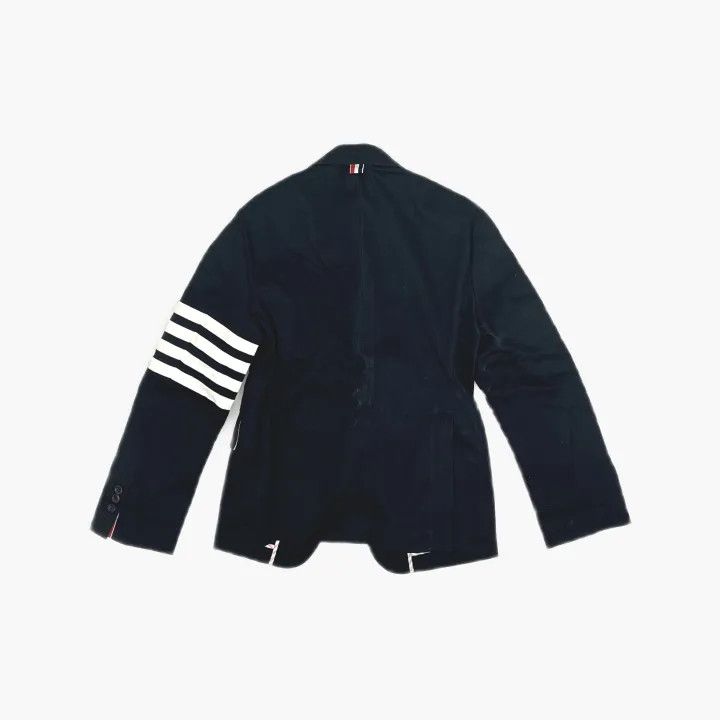 Thom Browne Thom Browne Navy Striped Suit Jacket for Men 0079 Size US M / EU 48-50 / 2 - 3 Thumbnail