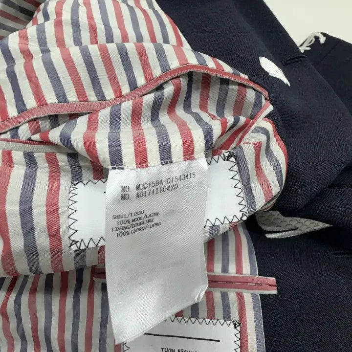 Thom Browne Thom Browne Pattern Print Single Button Suit 0079 Size US S / EU 44-46 / 1 - 5 Thumbnail