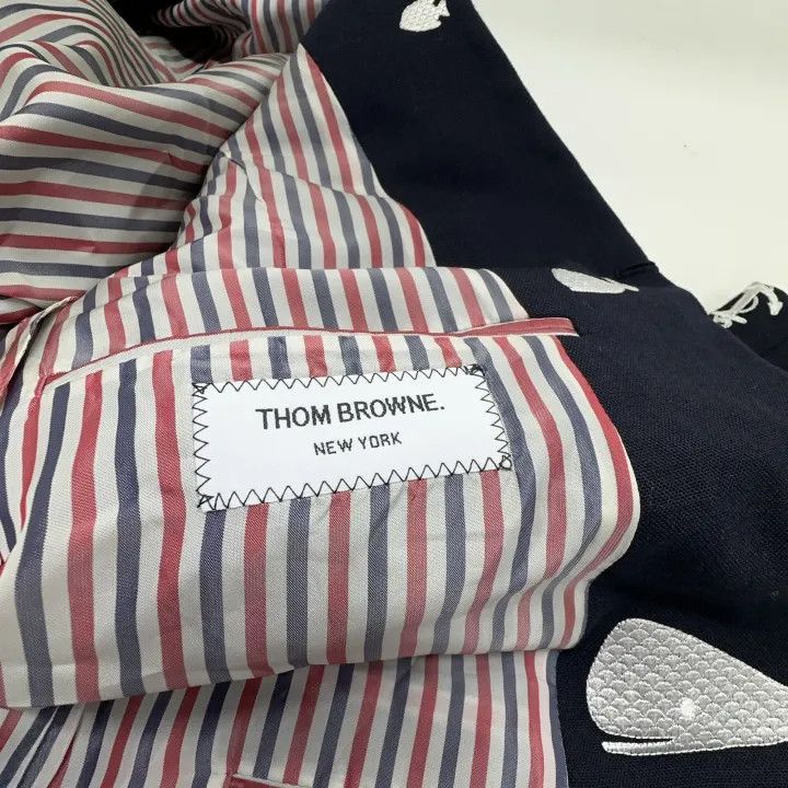 Thom Browne Thom Browne Pattern Print Single Button Suit 0079 Size US S / EU 44-46 / 1 - 6 Thumbnail
