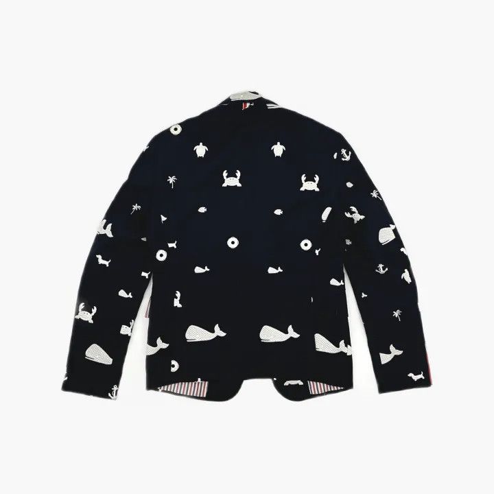 Thom Browne Thom Browne Pattern Print Single Button Suit 0079 Size US S / EU 44-46 / 1 - 3 Thumbnail