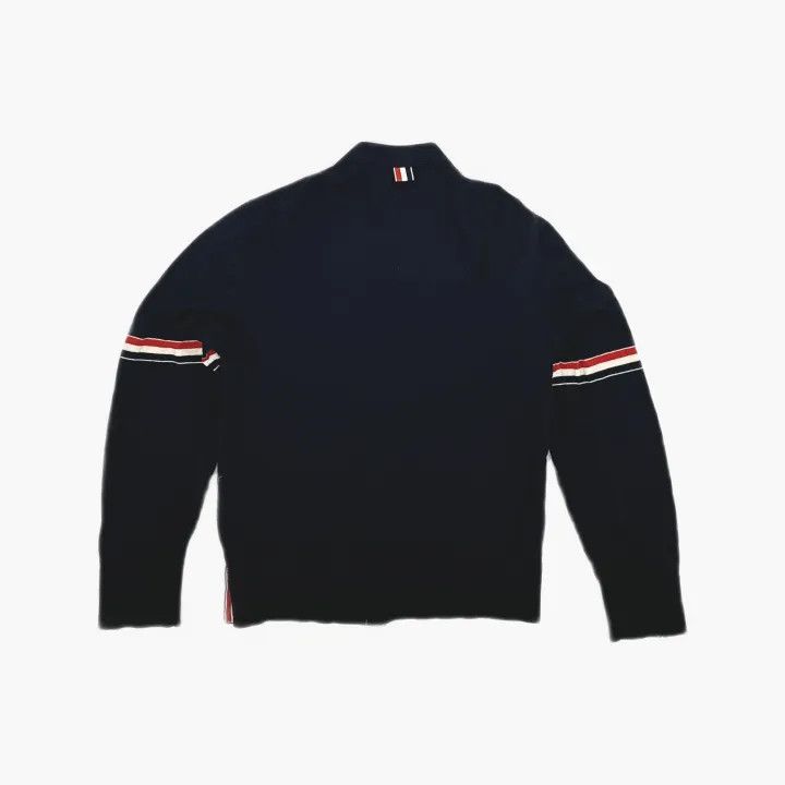 Thom Browne Thom Browne Classic Red White Blue Cardigan 0079 Size US M / EU 48-50 / 2 - 3 Thumbnail