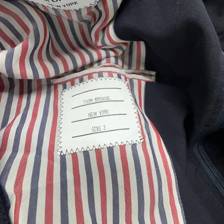 Thom Browne Thom Browne Stripe Detail Bomber Jacket 0079 Size US L / EU 52-54 / 3 - 6 Thumbnail