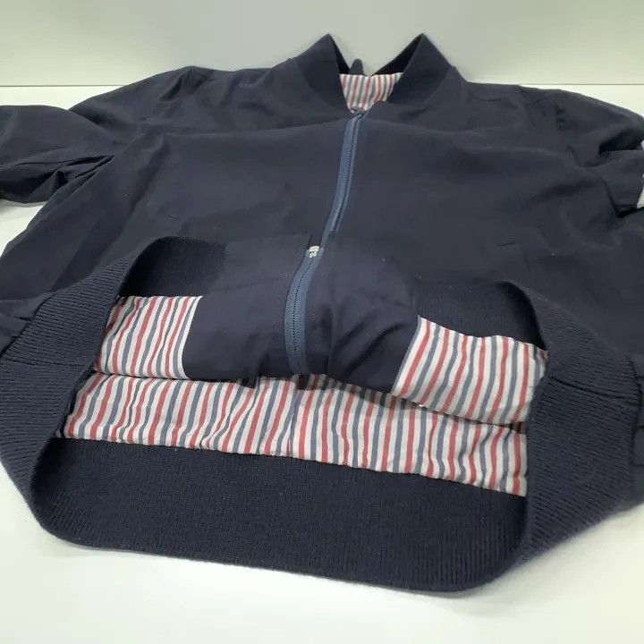 Thom Browne Thom Browne Stripe Detail Bomber Jacket 0079 Size US L / EU 52-54 / 3 - 11 Thumbnail