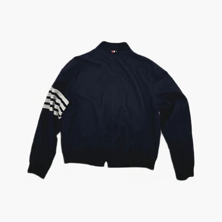 Thom Browne Thom Browne Stripe Detail Bomber Jacket 0079 Size US L / EU 52-54 / 3 - 3 Thumbnail