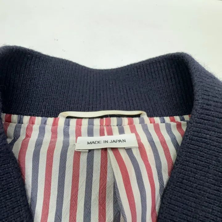 Thom Browne Thom Browne Stripe Detail Bomber Jacket 0079 Size US L / EU 52-54 / 3 - 4 Thumbnail