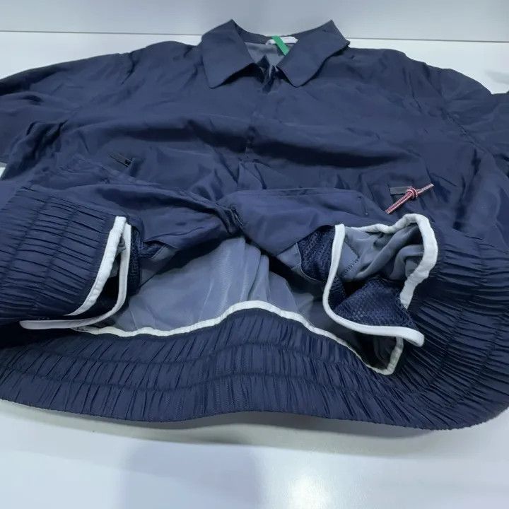 Thom Browne TB Classic Navy Striped Button-Up Jacket 0079 Size US M / EU 48-50 / 2 - 9 Thumbnail