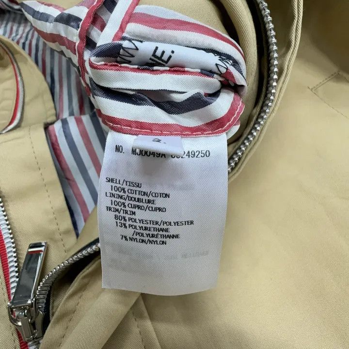 Thom Browne Thom Browne Khaki Hooded Long Sleeve Jacket 0079 Size US S / EU 44-46 / 1 - 3 Thumbnail
