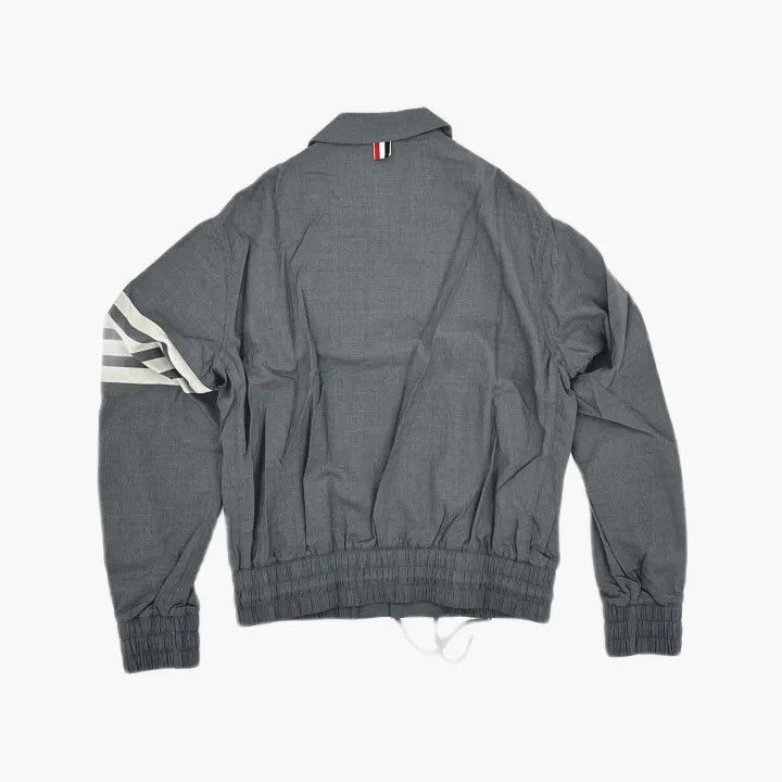 Thom Browne Thom Browne Logo Stripe Long Sleeve Jacket 0079 Size US M / EU 48-50 / 2 - 3 Thumbnail