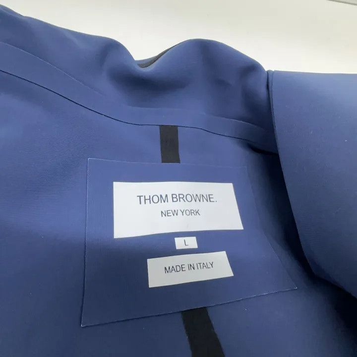 Thom Browne Thom Browne Striped Hooded Jacket for Men 0079 Size US L / EU 52-54 / 3 - 6 Thumbnail