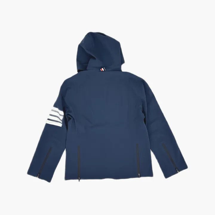 Thom Browne Thom Browne Striped Hooded Jacket for Men 0079 Size US L / EU 52-54 / 3 - 3 Thumbnail