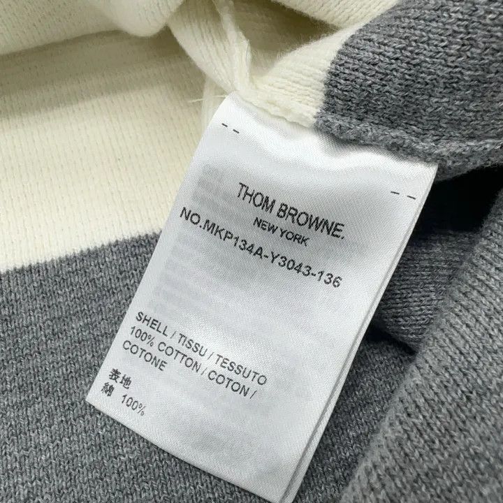 Thom Browne Thom Browne Striped Short Sleeve Polo Shirt 0079 Size US S / EU 44-46 / 1 - 5 Thumbnail