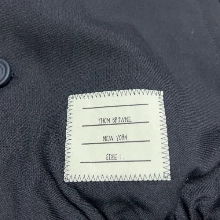 Thom Browne Thom Browne Striped Wool Flight Jacket for Men 0079 Size US S / EU 44-46 / 1 - 6 Thumbnail
