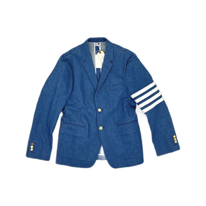 Thom Browne Thom Browne Men's Button-Up Suit Jacket 0079 Size US S / EU 44-46 / 1 - 2 Thumbnail