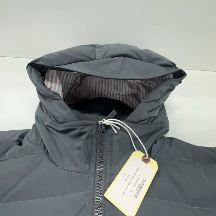 Thom Browne Thom Browne FW22 Zip Hooded Down Jacket 0079 Size US L / EU 52-54 / 3 - 9 Thumbnail