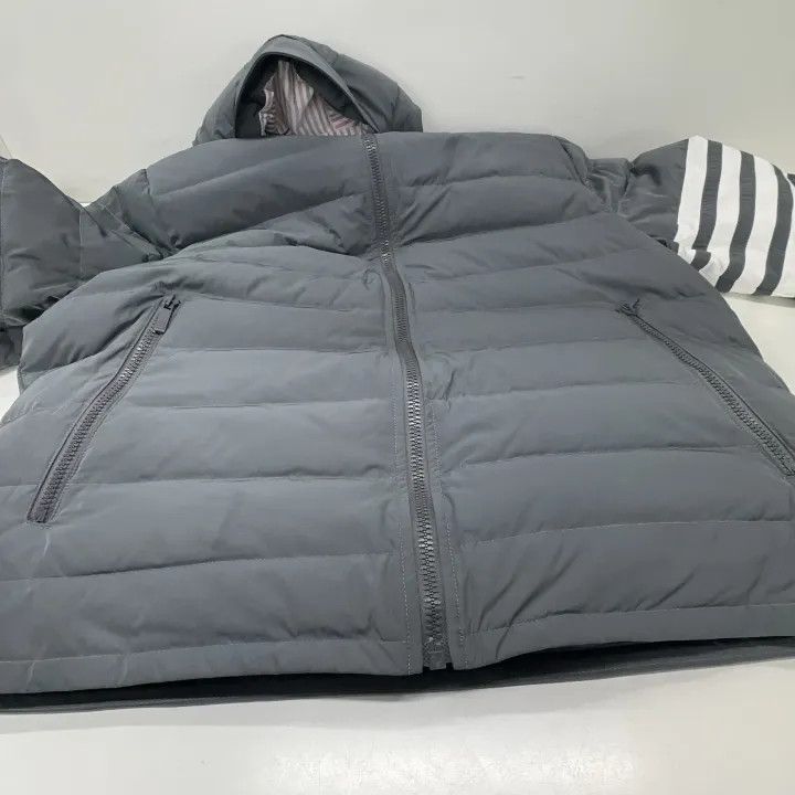 Thom Browne Thom Browne FW22 Zip Hooded Down Jacket 0079 Size US L / EU 52-54 / 3 - 13 Thumbnail