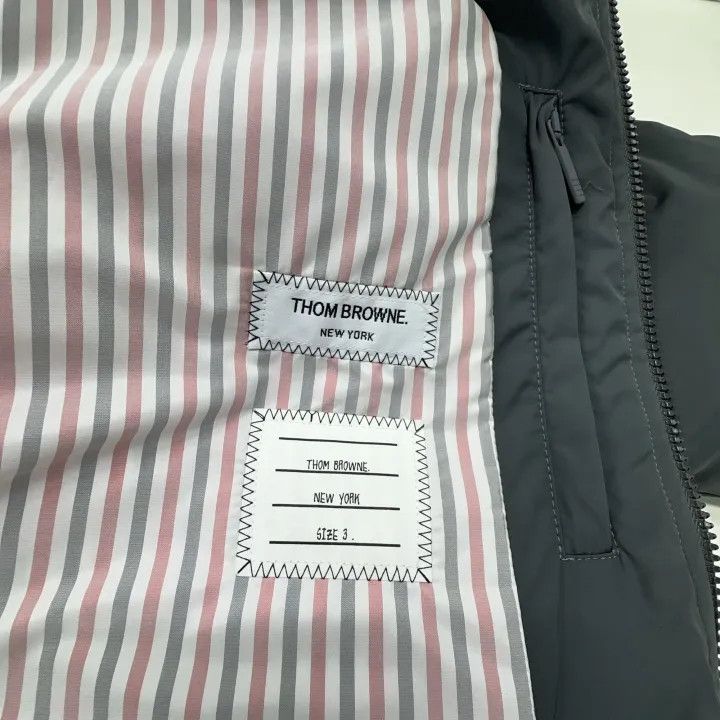 Thom Browne Thom Browne FW22 Zip Hooded Down Jacket 0079 Size US L / EU 52-54 / 3 - 6 Thumbnail