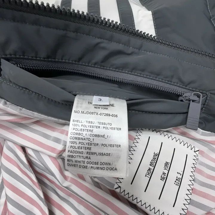 Thom Browne Thom Browne FW22 Zip Hooded Down Jacket 0079 Size US L / EU 52-54 / 3 - 4 Thumbnail