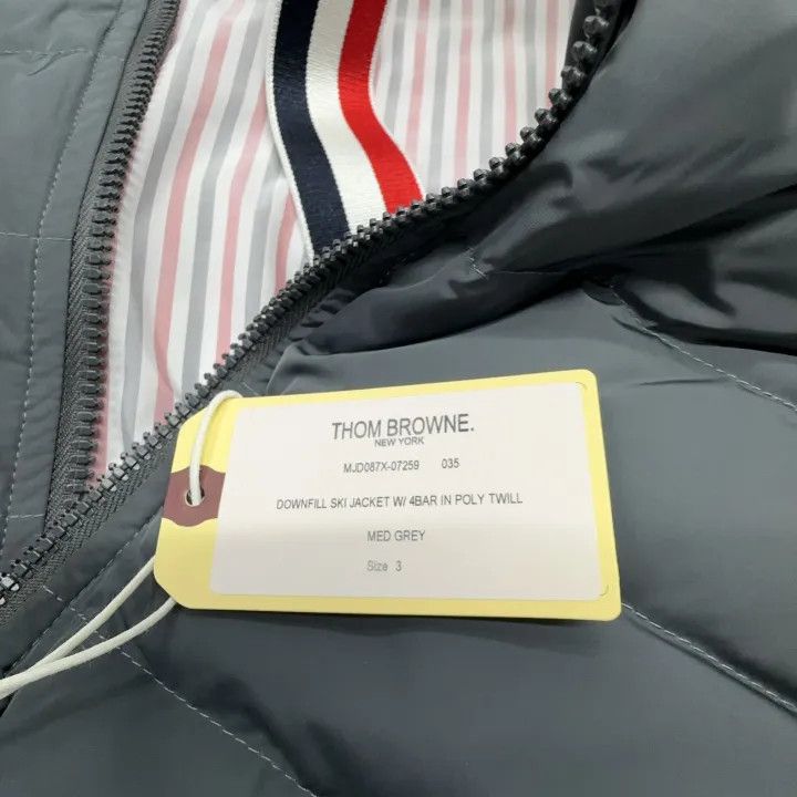Thom Browne Thom Browne FW22 Zip Hooded Down Jacket 0079 Size US L / EU 52-54 / 3 - 5 Thumbnail