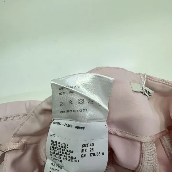 Miu Miu Miu Miu Chic Solid Color Skirt 0079 Size 40" / US 18 - 5 Thumbnail