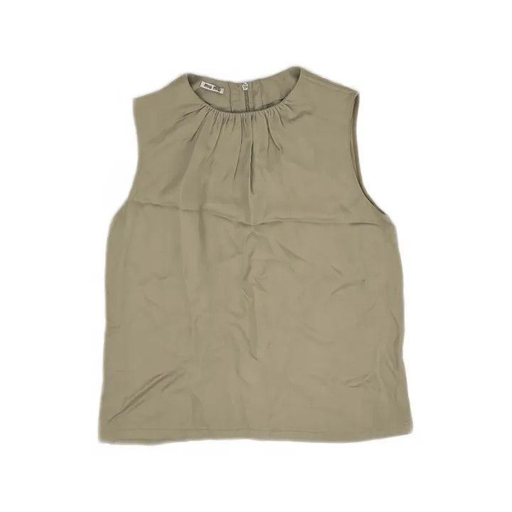 Miu Miu Miu Miu Minimalist Sleeveless Top 0079 Size M / US 6-8 / IT 42-44 - 2 Thumbnail