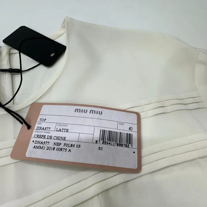 Miu Miu Miu Miu Casual Long Sleeve Tee Shirt 0079 Size M / US 6-8 / IT 42-44 - 5 Thumbnail