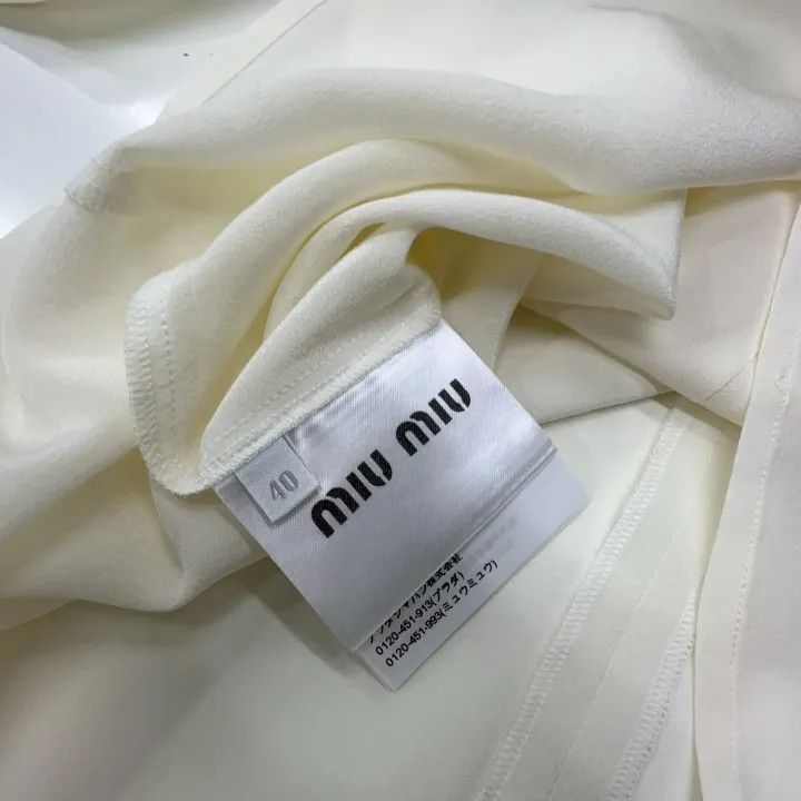 Miu Miu Miu Miu Casual Long Sleeve Tee Shirt 0079 Size M / US 6-8 / IT 42-44 - 6 Thumbnail