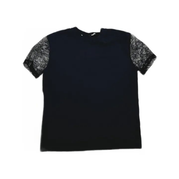 Miu Miu Miu Miu Black Printed Short Sleeve T-Shirt 0079 Size S / US 4 / IT 40 - 2 Thumbnail