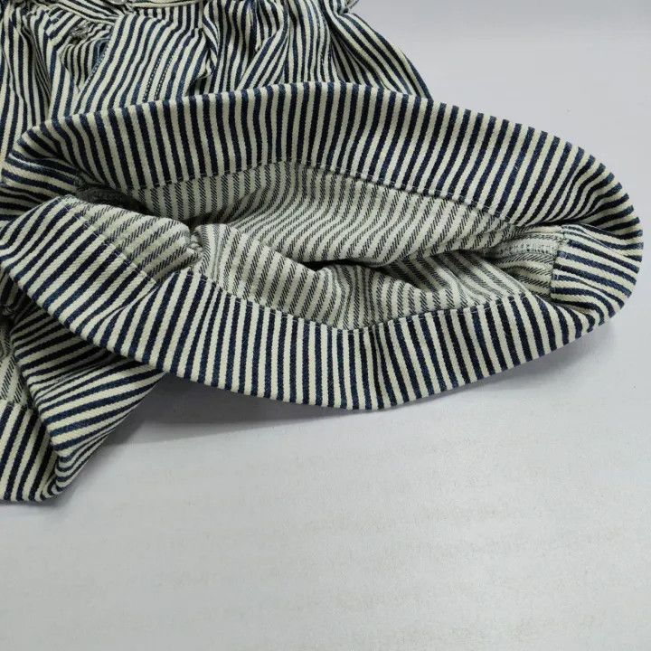 Miu Miu Miu Miu Striped Comfort Shorts in Blue and White 0079 Size 40" / US 18 - 6 Thumbnail
