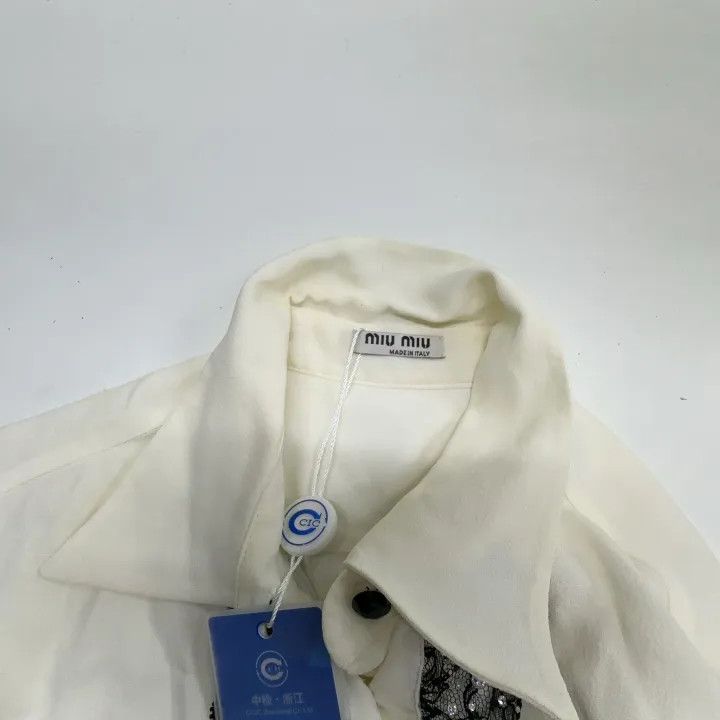 Miu Miu Miu Miu Casual Long Sleeve Shirt 0079 Size S / US 4 / IT 40 - 8 Thumbnail
