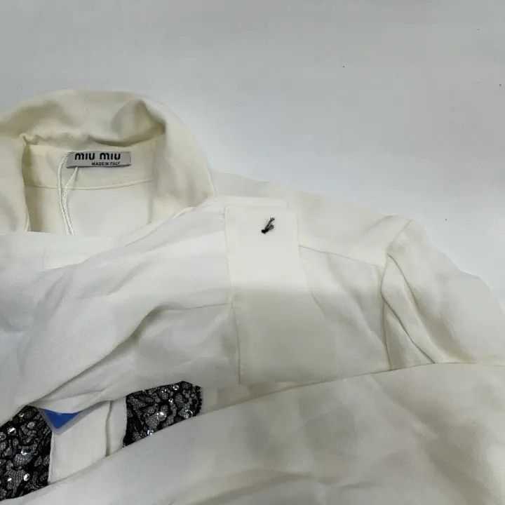 Miu Miu Miu Miu Casual Long Sleeve Shirt 0079 Size S / US 4 / IT 40 - 7 Thumbnail