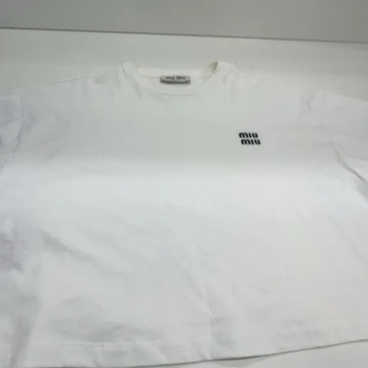 Miu Miu Miu Miu Casual Stylish Short Sleeve T-Shirt 0079 Size S / US 4 / IT 40 - 8 Thumbnail