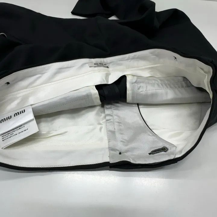 Miu Miu Miu Miu Casual Chic Solid Color Pants 0079 Size 30" / US 8 / IT 44 - 6 Thumbnail