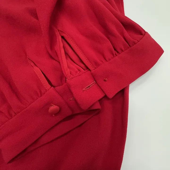 Miu Miu Miu Miu Star Button Dress in Red 0079 Size S / US 4 / IT 40 - 9 Thumbnail
