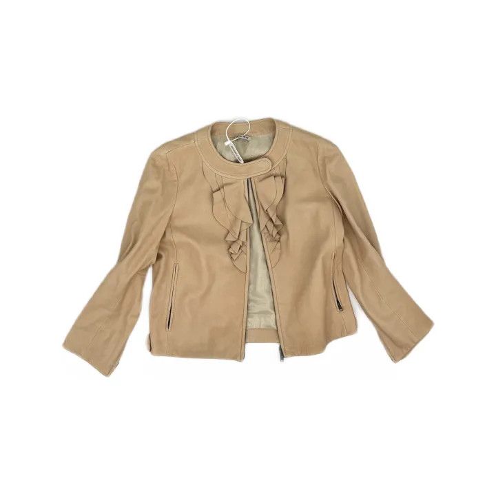 Miu Miu Miu Miu Casual Fashion Solid Color Jacket 0079 Size M / US 6-8 / IT 42-44 - 2 Thumbnail