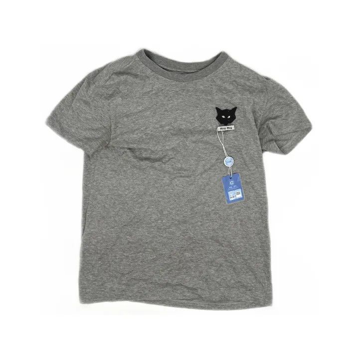 Miu Miu Miu Miu Casual Comfortable Round Neck T-Shirt 0079 Size XS / US 0-2 / IT 36-38 - 2 Thumbnail