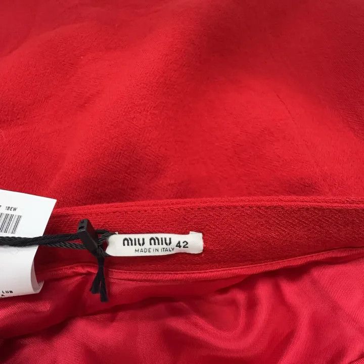 Miu Miu Miu Miu Classic Solid Color Skirt 0079 Size 42" / US 20 - 5 Thumbnail