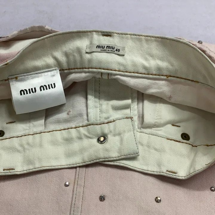 Miu Miu Miu Miu Casual Pink Button Skirt 0079 Size 40" / US 18 - 5 Thumbnail