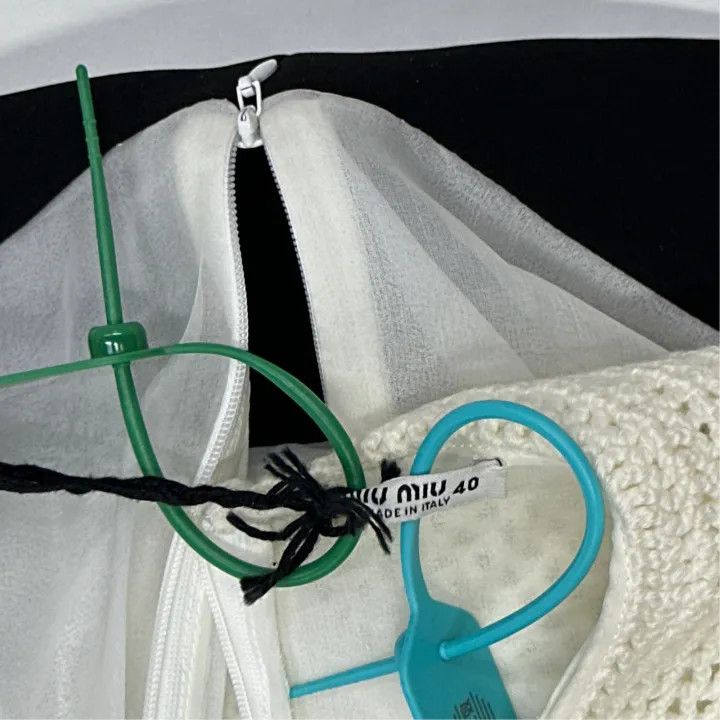 Miu Miu Miu Miu Mini Bubble Dress with Puff Sleeves 0079 Size M / US 6-8 / IT 42-44 - 3 Thumbnail