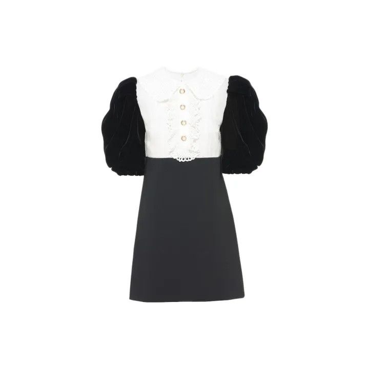 Miu Miu Miu Miu Mini Bubble Dress with Puff Sleeves 0079 Size M / US 6-8 / IT 42-44 - 2 Thumbnail