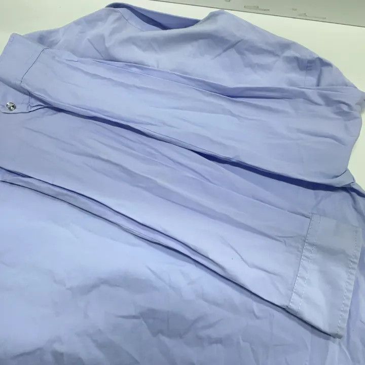 Miu Miu Miu Miu Classic Casual Logo Collared Shirt 0079 Size L / US 10 / IT 46 - 11 Thumbnail