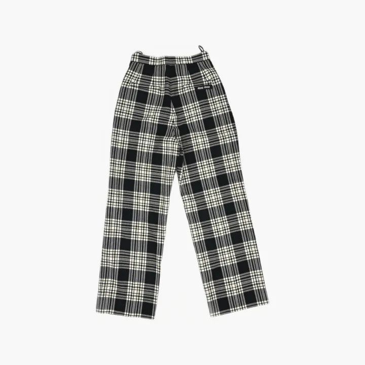 Miu Miu Miu Miu Casual Straight Leg Pants 0079 Size 38" / US 16 / IT 52 - 3 Thumbnail