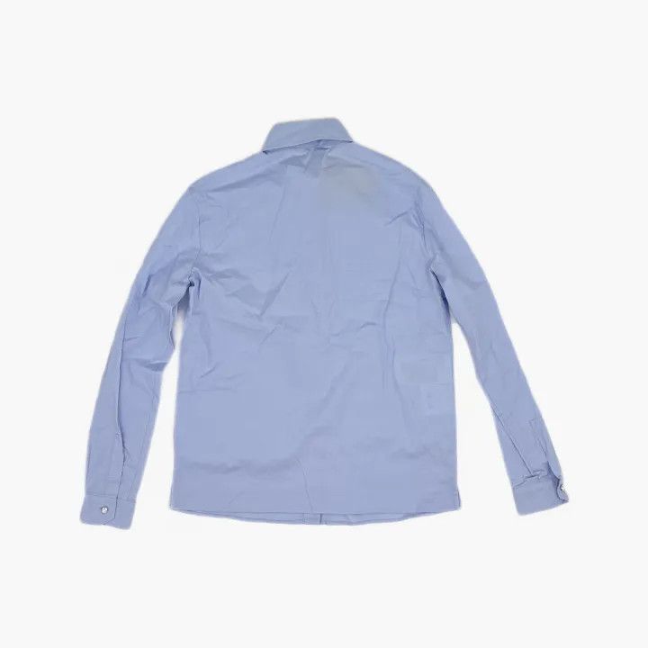 Miu Miu Miu Miu Classic Casual Embroidered Shirt Blue 0079 Size S / US 4 / IT 40 - 3 Thumbnail