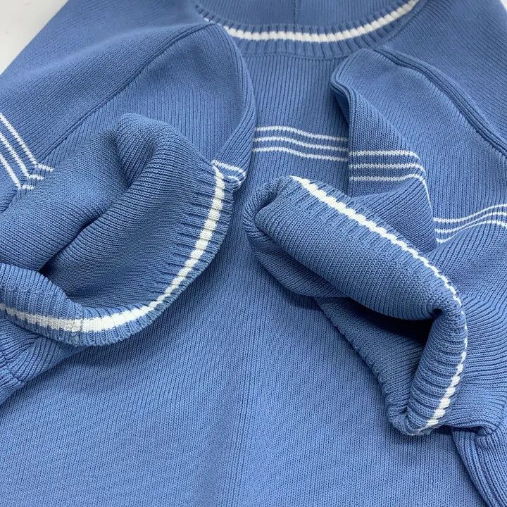 Miu Miu Miu Miu Blue Short Sleeve Knit Top 0079 Size M / US 6-8 / IT 42-44 - 8 Thumbnail