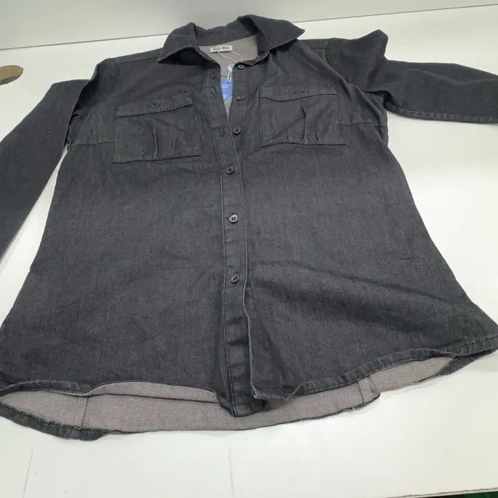 Miu Miu Miu Miu Casual Fashion Solid Color Shirt 0079 Size M / US 6-8 / IT 42-44 - 9 Thumbnail