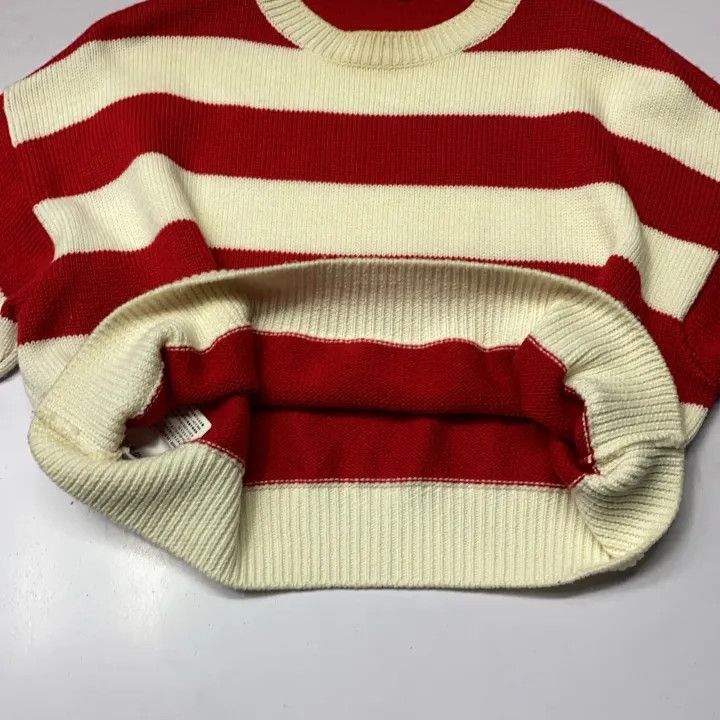 Miu Miu Miu Miu Striped Long Sleeve Knit Sweater 0079 Size M / US 6-8 / IT 42-44 - 12 Thumbnail