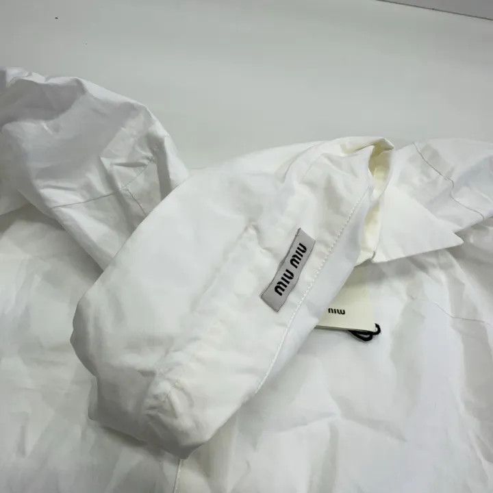 Miu Miu Miu Miu Solid Long Sleeve Shirt 0079 Size M / US 6-8 / IT 42-44 - 8 Thumbnail