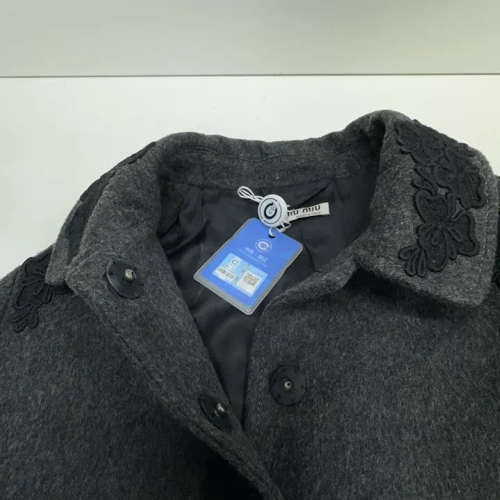 Miu Miu Miu Miu Stylish Solid Color Cape Coat 0079 Size M / US 6-8 / IT 42-44 - 8 Thumbnail