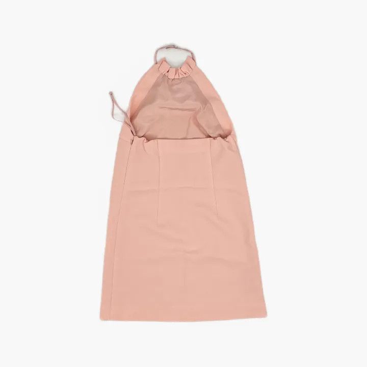 Miu Miu Miu Miu Casual Stylish Solid Color Halter Dress 0079 Size L / US 10 / IT 46 - 3 Thumbnail