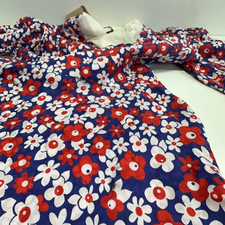 Miu Miu Miu Miu Floral Printed Satin Dress 0079 Size M / US 6-8 / IT 42-44 - 9 Thumbnail