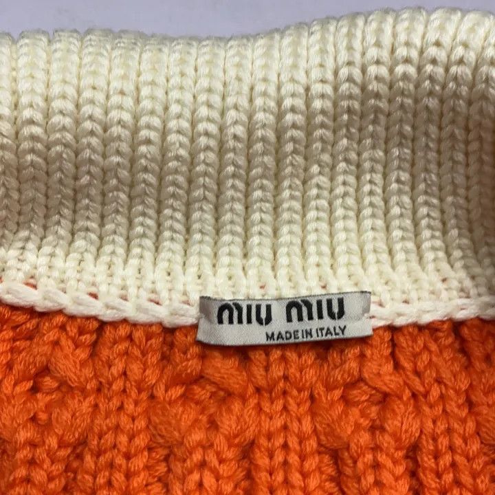 Miu Miu Miu Miu Color Block Knit Zip Sweater 0079 Size M / US 6-8 / IT 42-44 - 4 Thumbnail